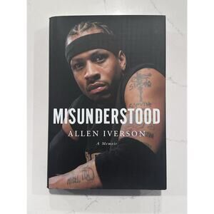 Allen Iverson 76ers Autographed Signed Memoir Book Misunderstood AUTO #2